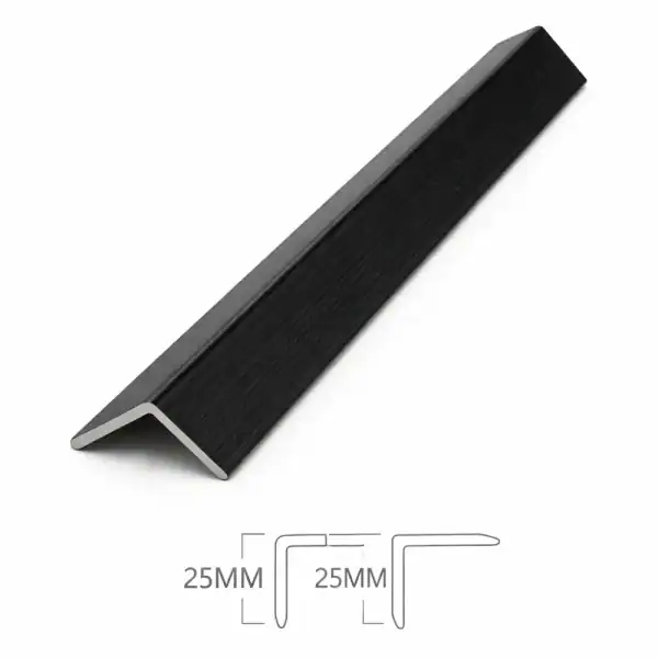 black-end-trims Acoustic Wall Panel End Trim (Multiple Colours)