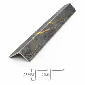 black-gold-end-trims Acoustic Wall Panel End Trim (Multiple Colours)