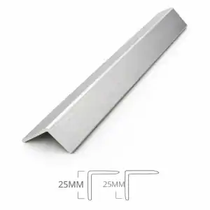 silver-end-trims Acoustic Wall Panel End Trim (Multiple Colours)